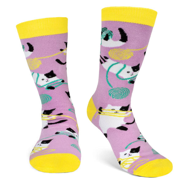 Cat Yarn Socks