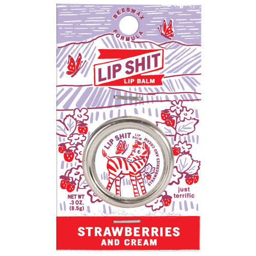 Strawberries and Cream Lip Shit Lip Balm