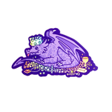 Dragon Treasure Hoard Vinyl Sticker (Holographic)