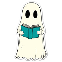 Bookish Ghost Vinyl Sticker