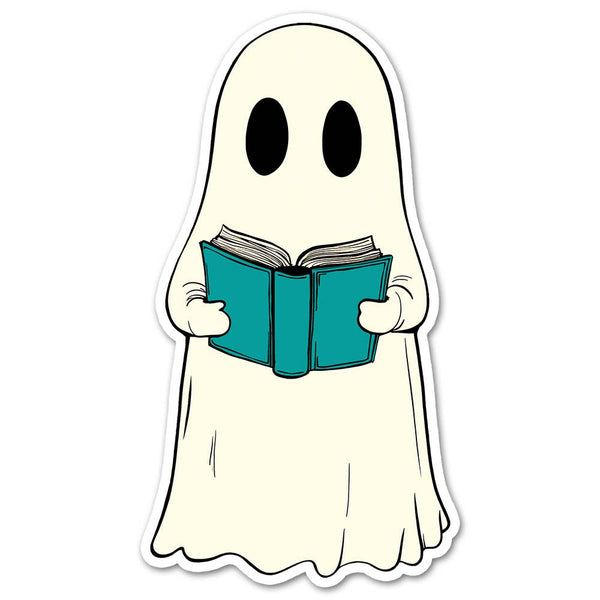 Bookish Ghost Vinyl Sticker