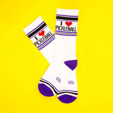 I ❤️ Pickleball Unisex Gym Crew Socks