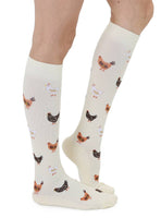Chickens Compression Knee Socks
