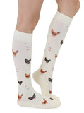 Chickens Compression Knee Socks
