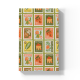 Garden Stamps  Soft Touch Classic Layflat Notebook Journal
