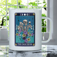 The Dog Mom Tarot Card Insulated Travel Mug