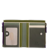 Bifold Wallet With Double Zip Pouch