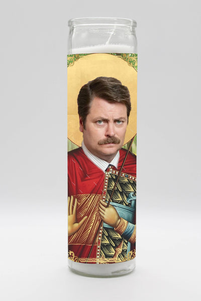 Saint Ron Candle