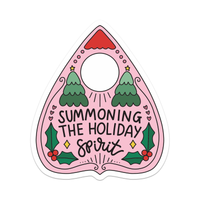 Summoning The Holiday Spirit - Christmas Planchette Sticker