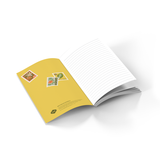 Garden Stamps  Soft Touch Classic Layflat Notebook Journal