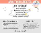 Book Heart Sticker, 3" Waterproof Decal for Valentine's Day