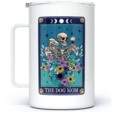 The Dog Mom Tarot Card Insulated Travel Mug