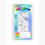 Blast Off to Outer Space Coloring Socks