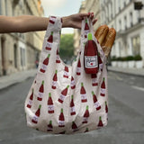 Hot Sauce Bottle 2-in-1 Bag Charm & Reusable Shopper Bag