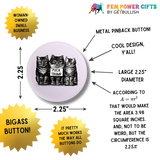 Fuck Trump Vintage Kittens Button