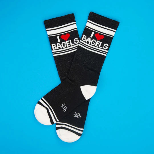 I ❤️ Bagels Unisex Gym Crew Socks