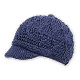 Jax Knit Brim Beanie: Rose Wood