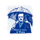 Funny Quote Poe Vinyl Sticker