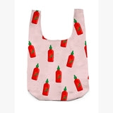 Hot Sauce Bottle 2-in-1 Bag Charm & Reusable Shopper Bag