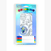 Safari Animals Coloring Socks