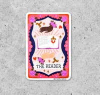 The Reader Tarot Vinyl Sticker