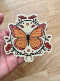 Monarch Butterfly Sticker