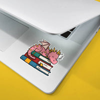 Book Dragon Vinyl Sticker