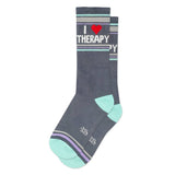 I ❤️ Therapy Gym Crew Socks