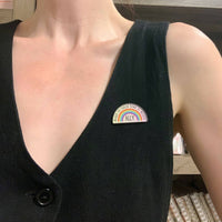LGBTQ Ally Ready To Throw Down Rainbow Acrylic Lapel Pin