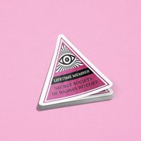 Secret Society of Badass Bitches Vinyl Sticker