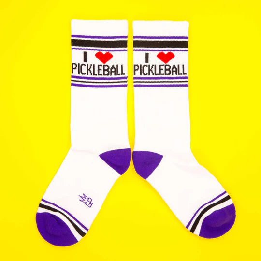 I ❤️ Pickleball Unisex Gym Crew Socks