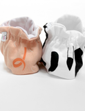 Calf & Piglet Mismatched Non-Slip Baby Booties: 6-12 Months