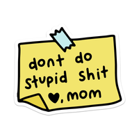 Don't Do Stupid Shit Sticker