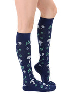 Forest Mushrooms Compression Knee High Sock