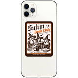 Spooky Salem Book Club Witch Read Vinyl Sticker