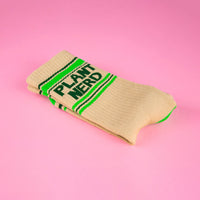 Plant Nerd Unisex Gym Crew Socks