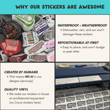 Most Likely to Have Grandma Hobbies Crafting Analog Sticker