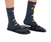 V-Toe Split Toe Novelty Japanese Sushi Big Toe Tabi Socks