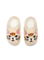 Kitty Cat Faces Kid’s Slippers