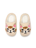 Kitty Cat Faces Kid’s Slippers