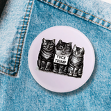 Fuck Trump Vintage Kittens Button