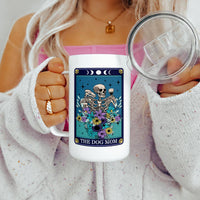 The Dog Mom Tarot Card Insulated Travel Mug