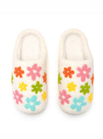 Flowers with Hearts Slippers