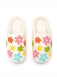 Flowers with Hearts Slippers