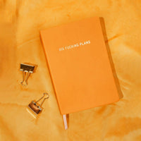 Big Fucking Plans Goldenrod Dotted Journal