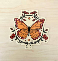 Monarch Butterfly Sticker
