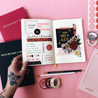 Big Fucking Plans Goldenrod Dotted Journal