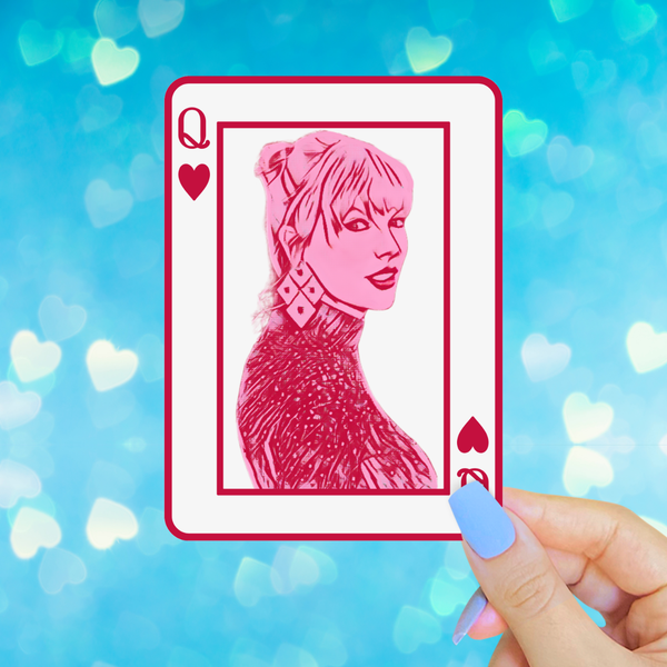 Queen of Hearts Taylor Swift Sticker