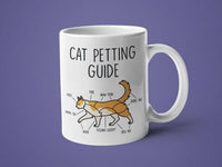 Cat Petting Guide: 15oz orange handle