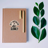 Defy Capitalism Live Slowly Snail Vinyl Sticker